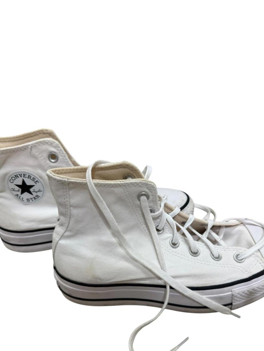 Converse Chuck Taylor All Star High Top Sneakers White 7.5 HIgh Tops